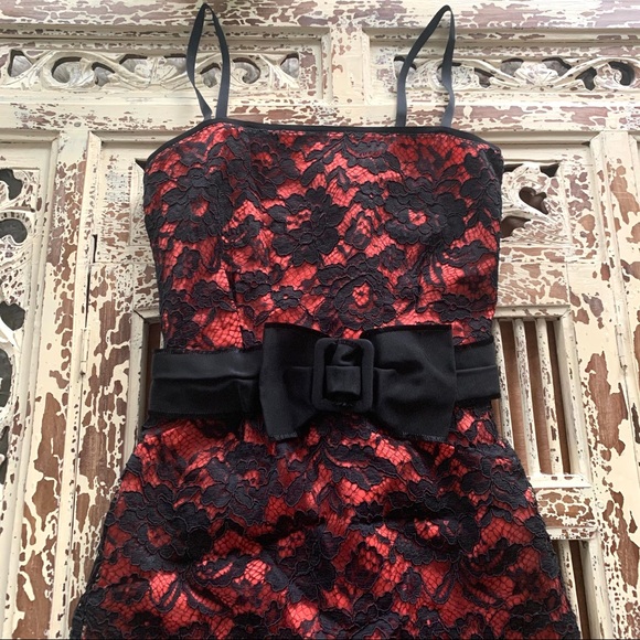 Moschino Lace Overlay Dress - Picture 1 of 12